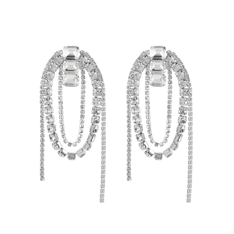 Crystal Oval Earrings - MIDNIGHT VELVET CATALOG