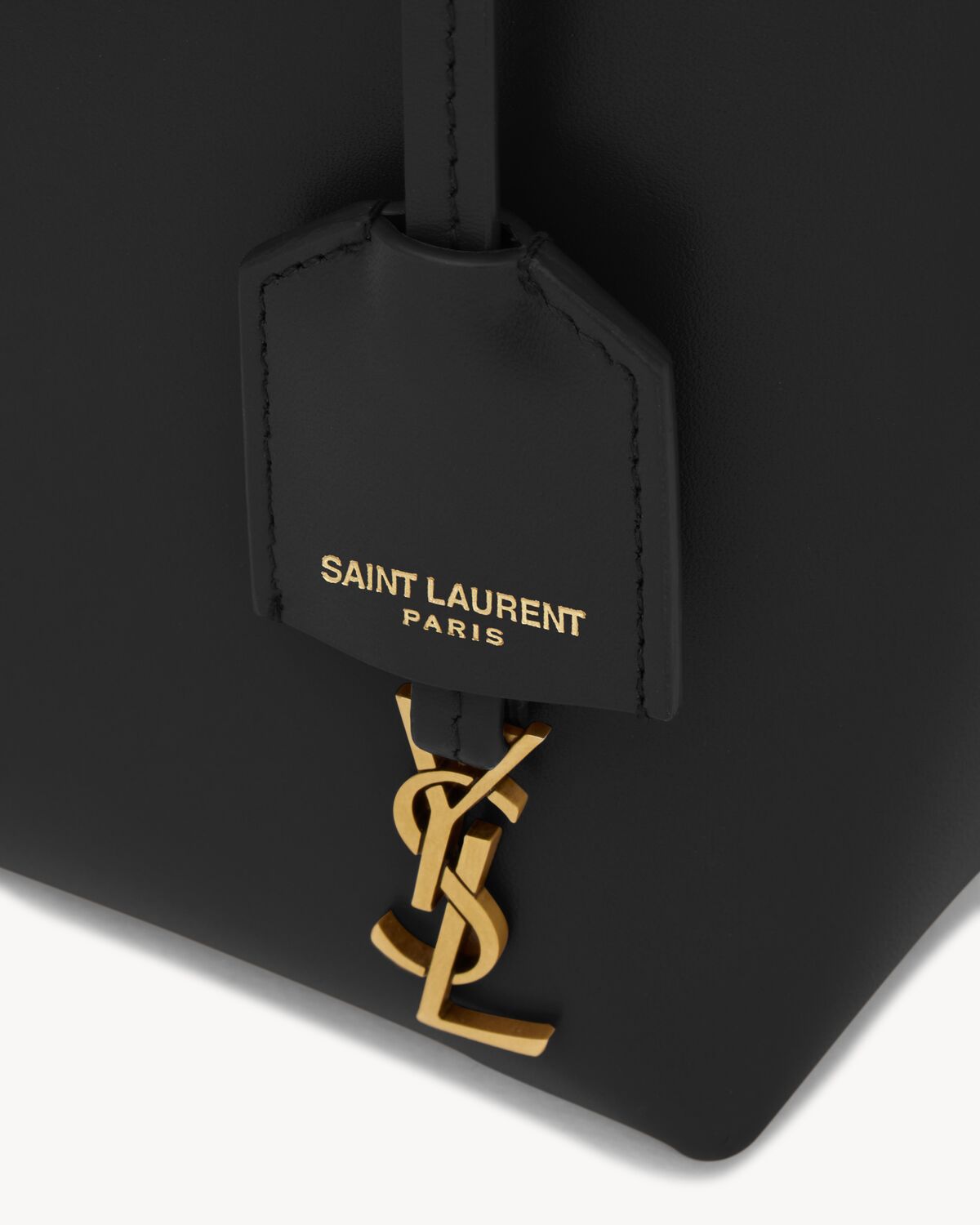 Replicate YSL Mini Toy Shopping Saint Laurent in Box Leather(1:1 replica)1:1High-quality replica