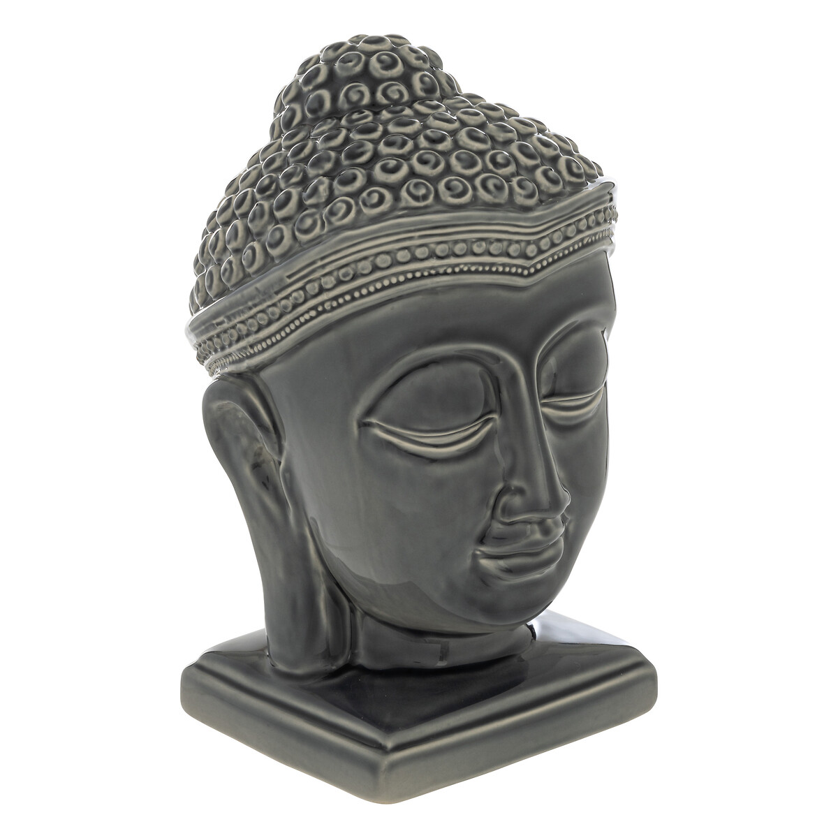 Buddha figurine "Yola" Ceramic, Blue, H.22.5 cm