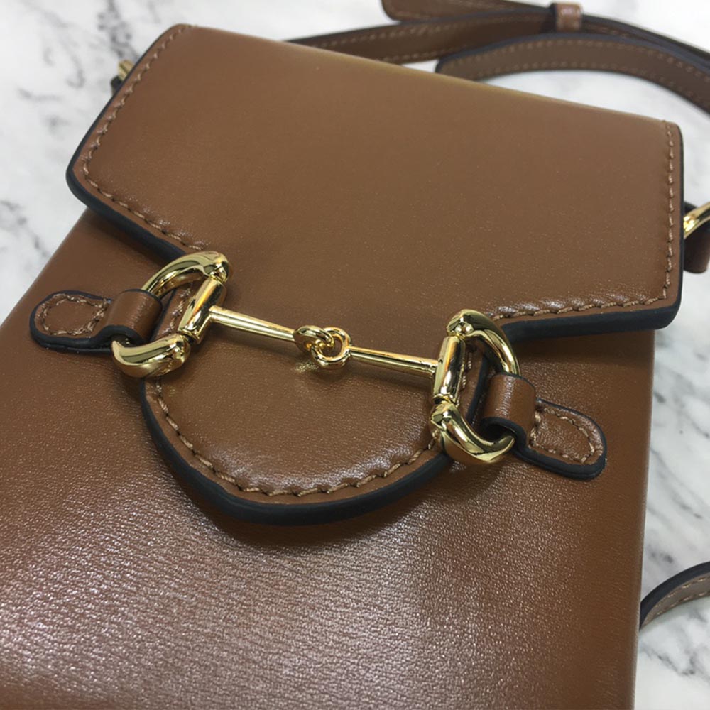 Replica Gucci Horsebit 1955 Mini Bag 625615 Blk/Red/Brown1:1High-quality replica