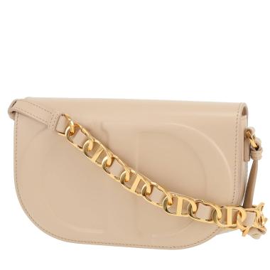 Dior CD Signature shoulder bag in beige leather1:1High-quality replica