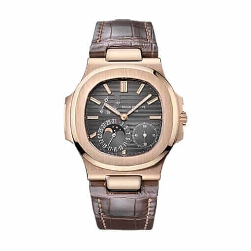 Patek Philippe Nautilus Gold Leather Replica - Top club