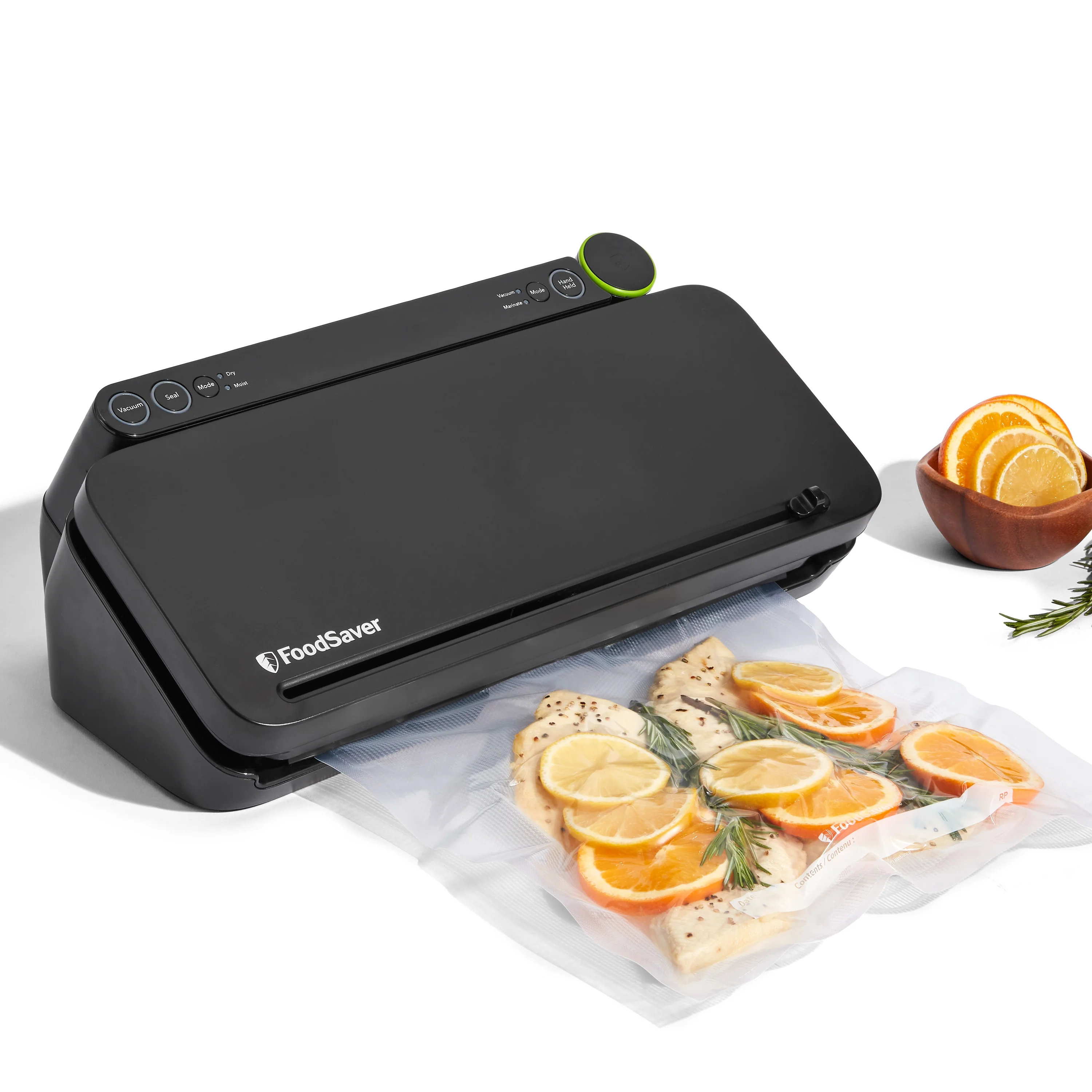 FoodSaver 2-in-1 Vacuum Sealer Machine Starter Kit with (60) Pre-Cut Bags, Professional Food Sealer With Built-In Handheld, Heavy Duty Construction, Complete Starter System for Bulk Food Storage & Freezer Meals