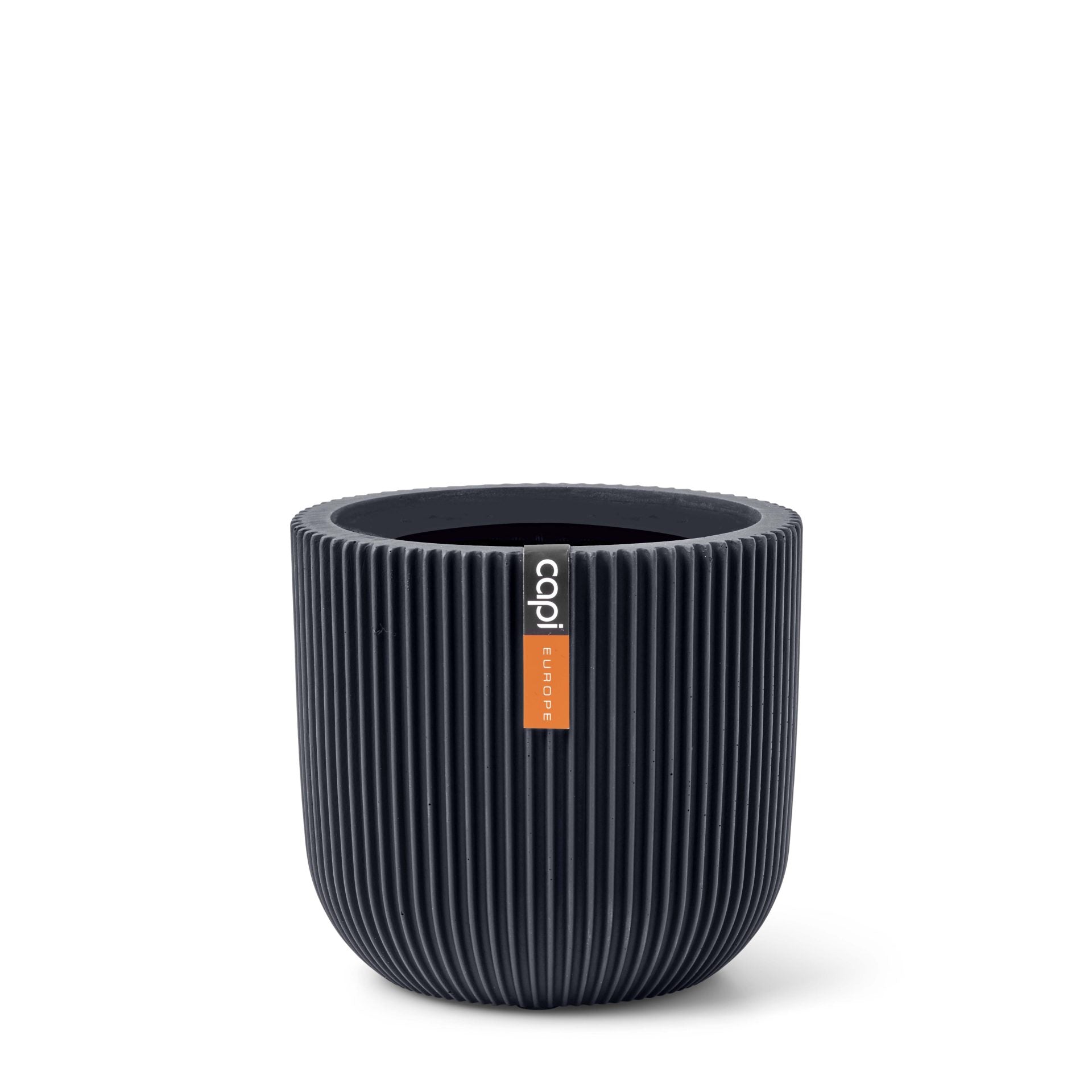 Capi Europe - Pot bol Groove - 14x13 - Grafietgrijs