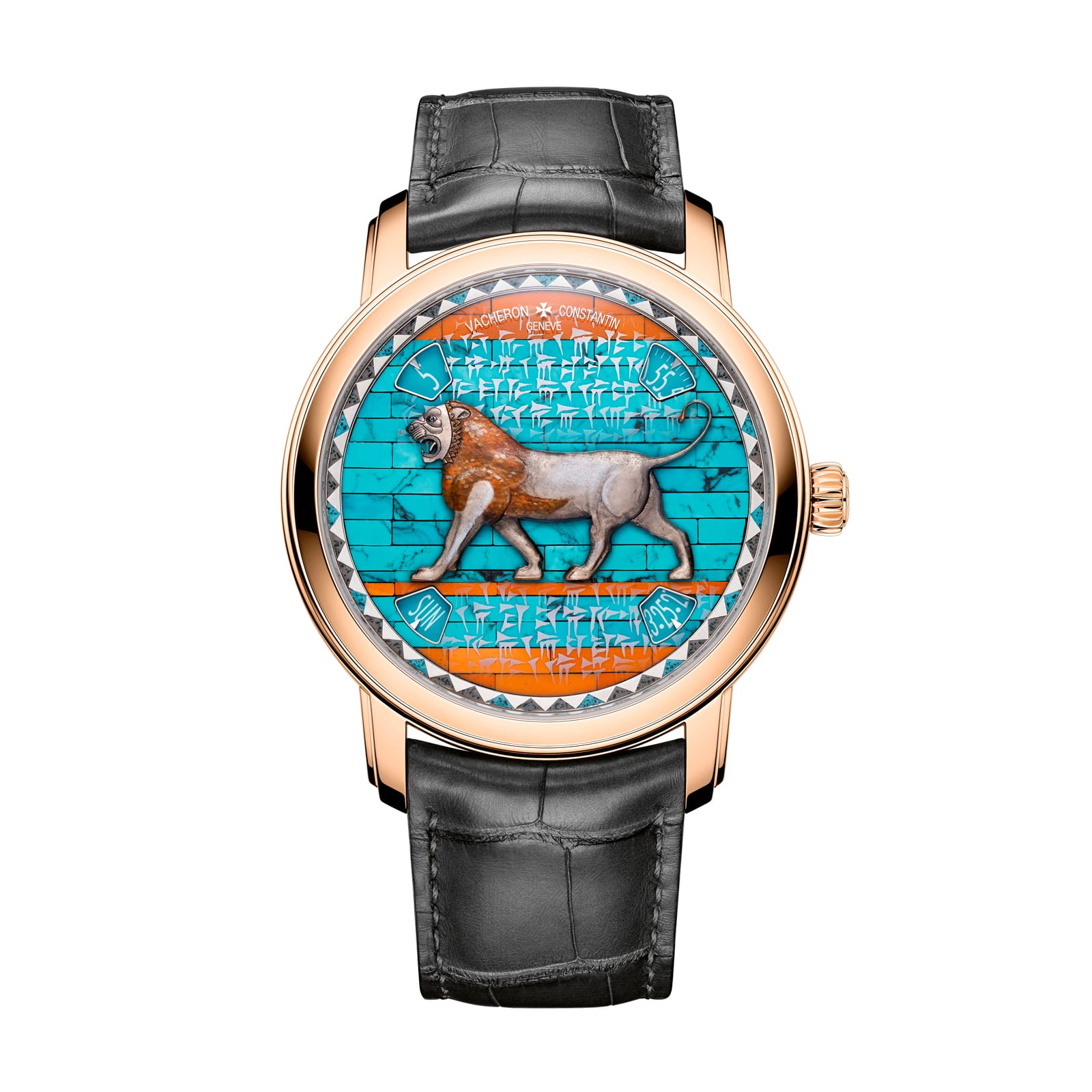 Replica Watches Fake Vacheron Constantin Metiers d'Art Tribute to great civilisations �C Lion de Darius Limited edition 42 MM PINK GOLD(1:1 replica) - Top club