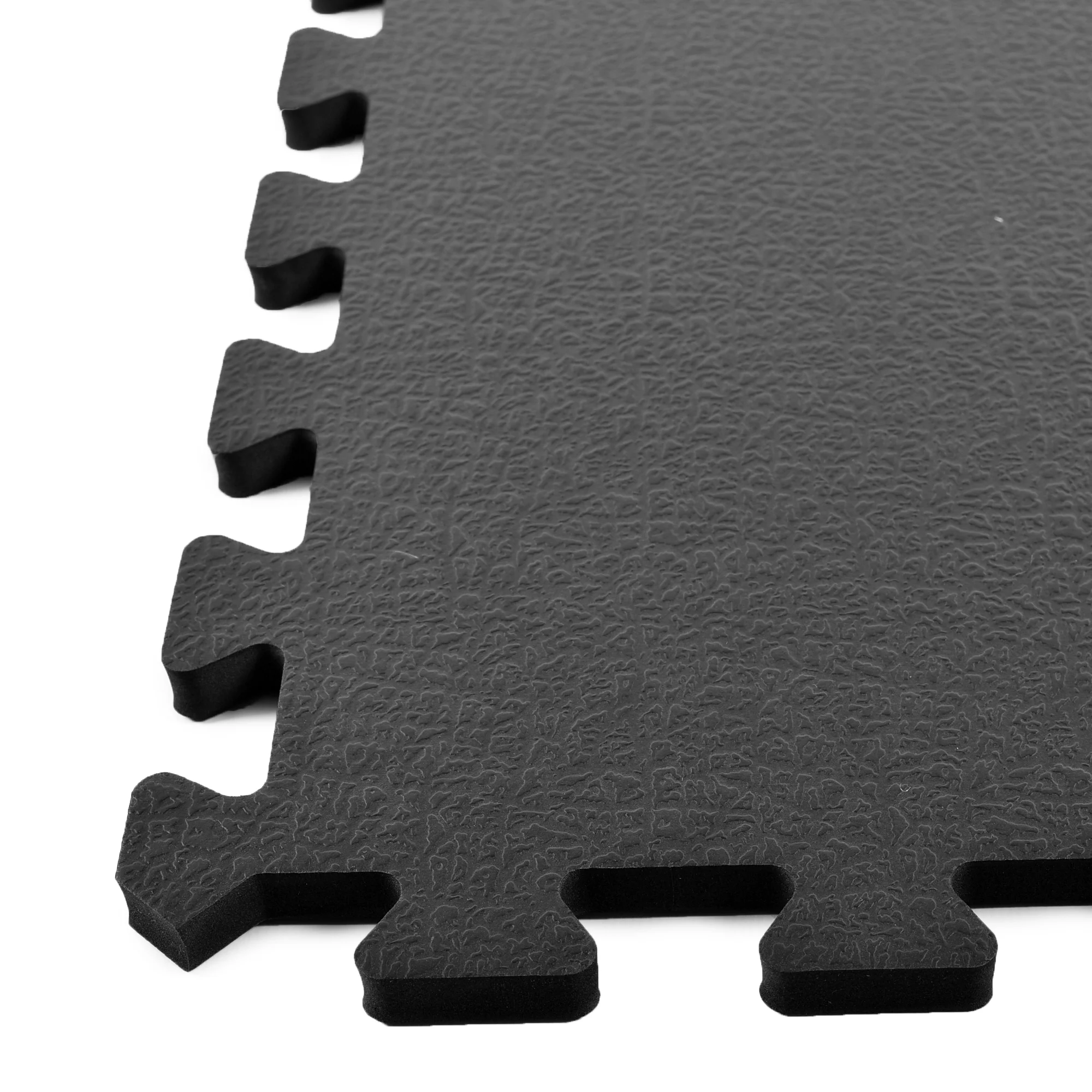 Greatmats Sport Plus Designer 10 mm Interlocking High Density Foam Tiles Black 25 Pack 2 ft. x 2 ft.