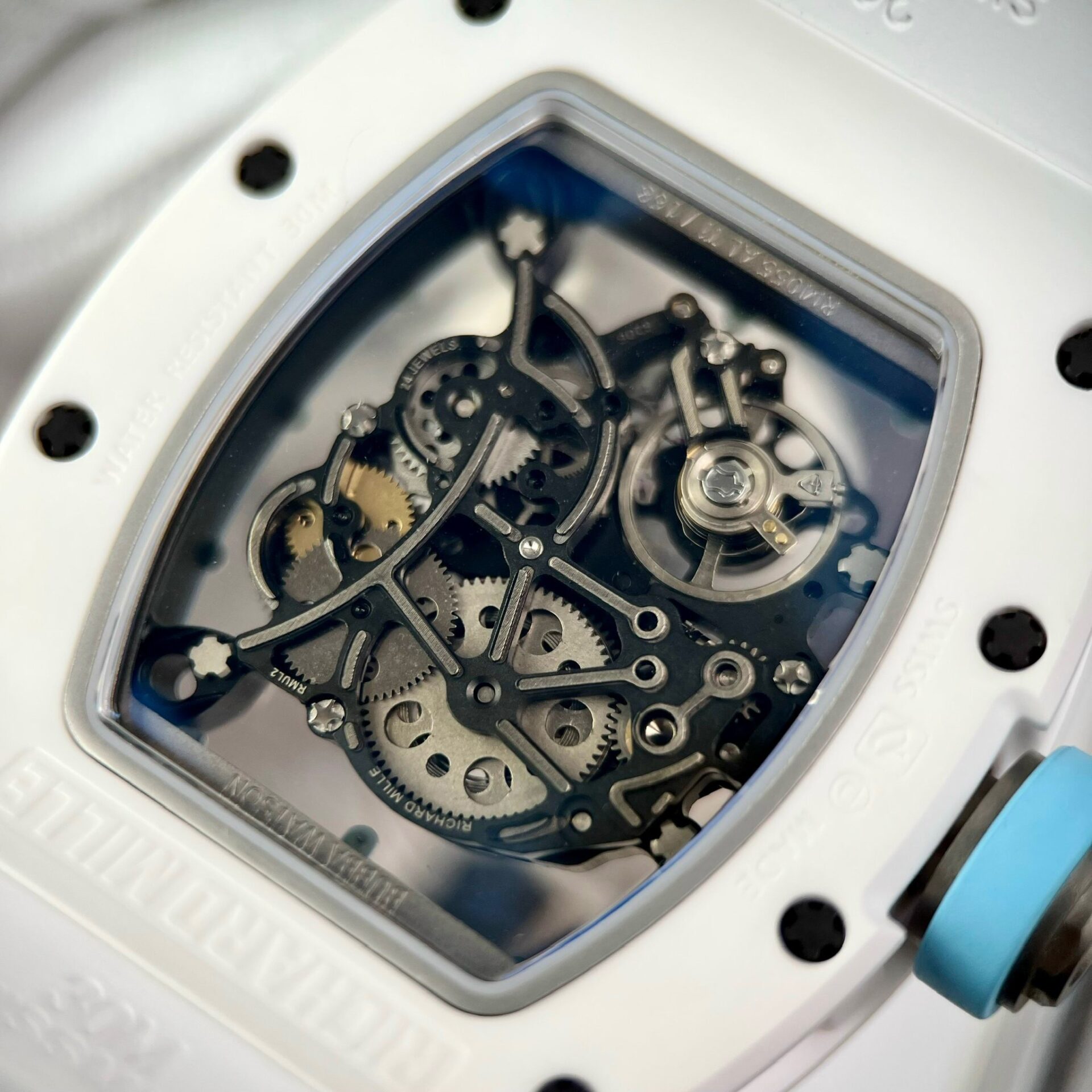 Richard Mille RM055 Bubba Watson White Replica Watch Factory BBR 45mm - Top club