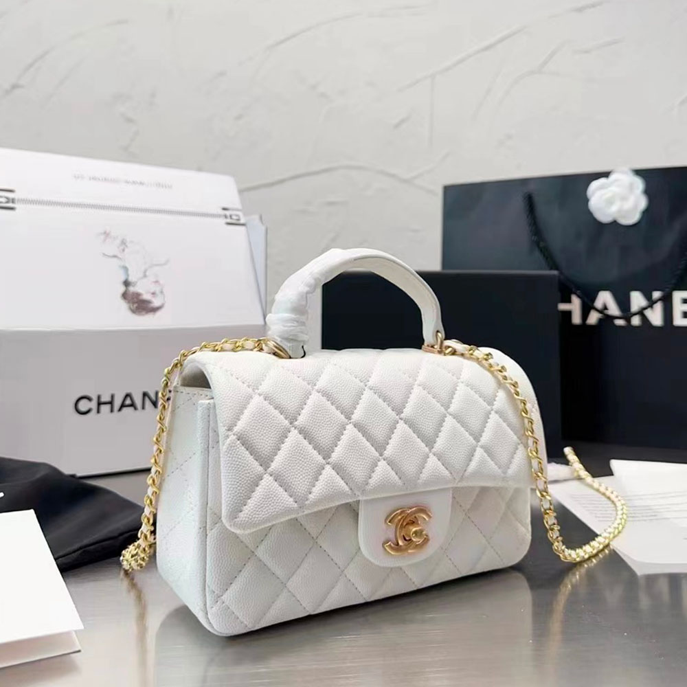 Chanel Caviar CF 20CM (Replica)1:1High-quality replica