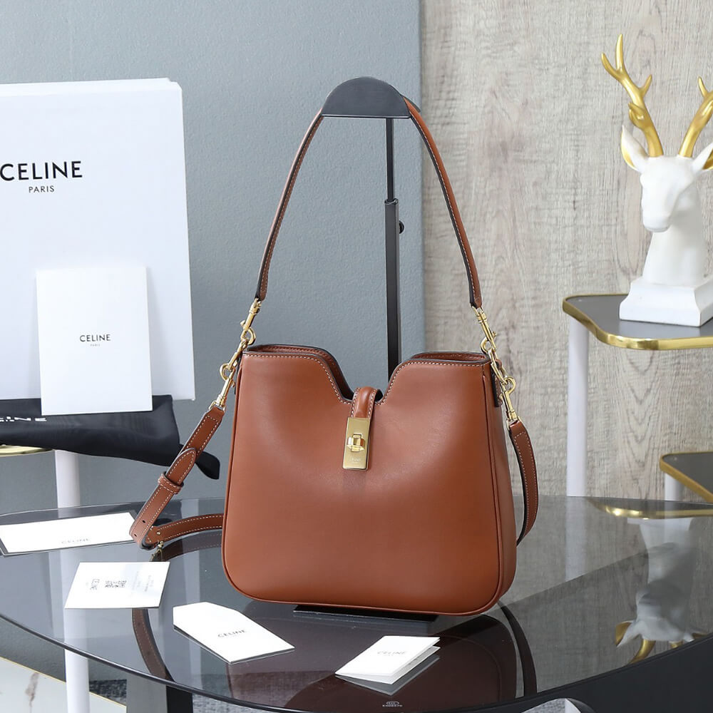 CELINE SMALL CAMILLE 16 SOFT BAG IN SMOOTH CALFSKIN(HIGH-END GRADE)1:1High-quality replica