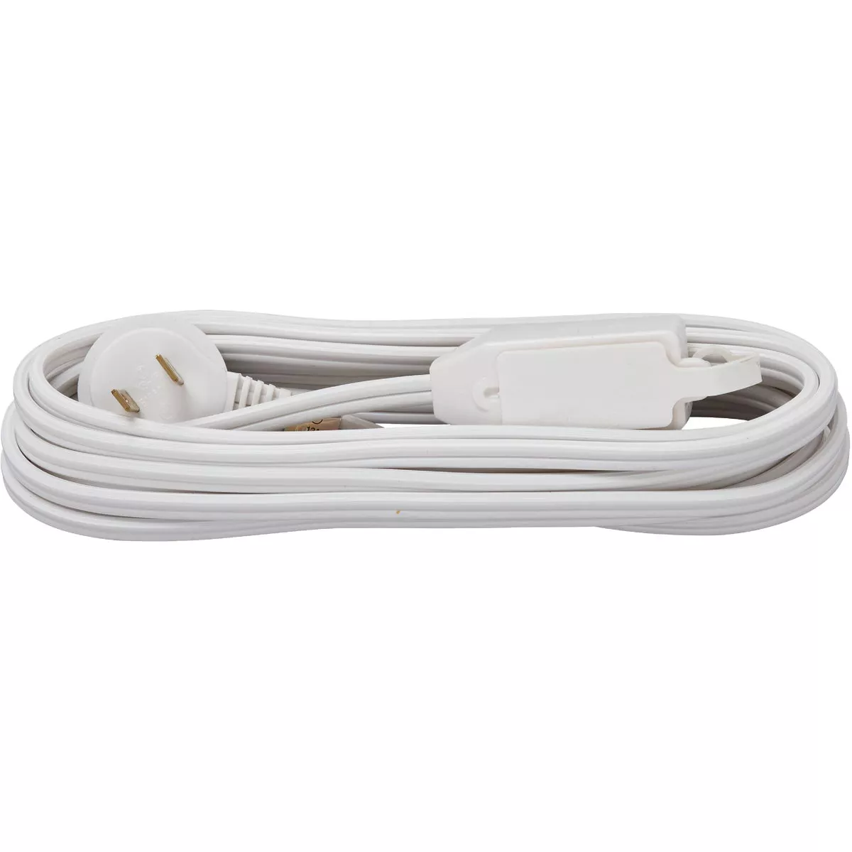 Master Electrician 13 Ft. 16/2 Flat Plug White Extension Cord