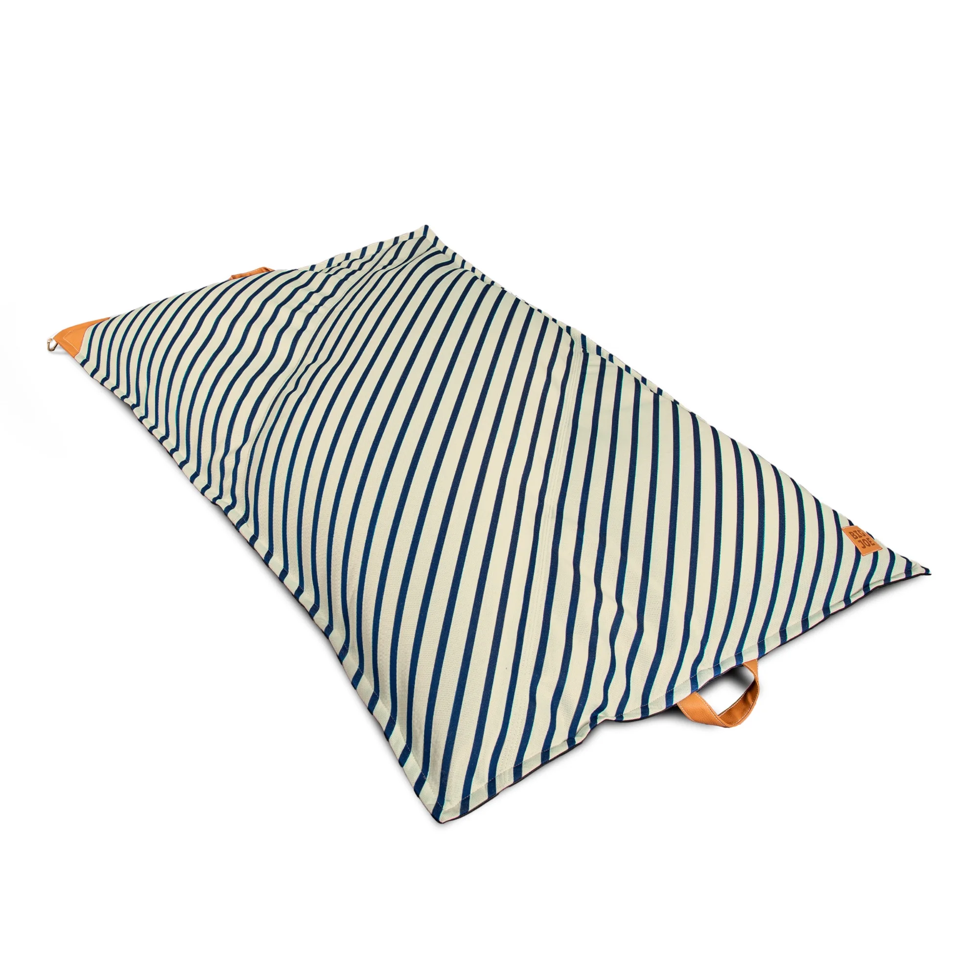 Big Joe Lagoon Lounger No Inflation Needed Pool Float, Americana Nautical Stripe Double Sided Mesh, Quick Draining Fabric, 5 feet Giant - Image 38