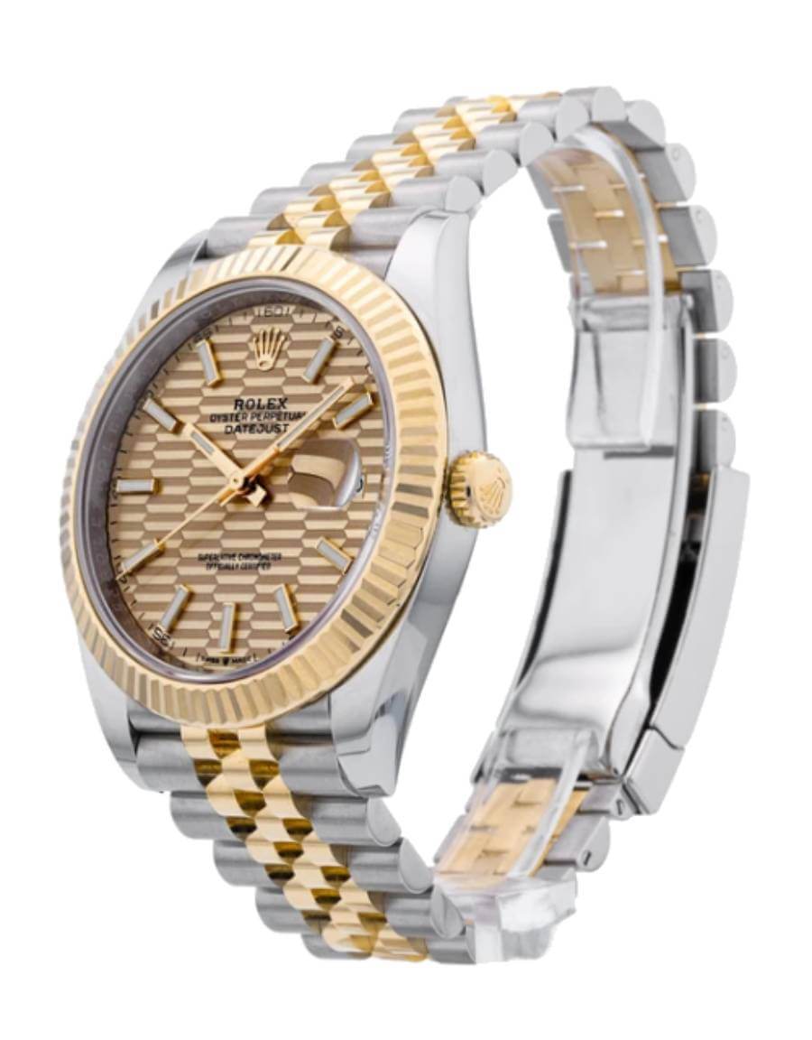 Rolex Datejust 41 126333 Gold Motif Replica - Elite Watch Atelier