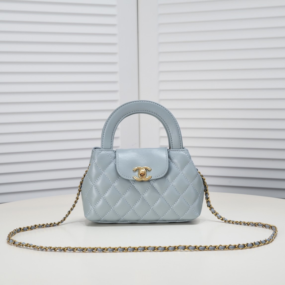 Chanel 23K Kelly Chain Handle Calfskin Handbag1:1High-quality replica