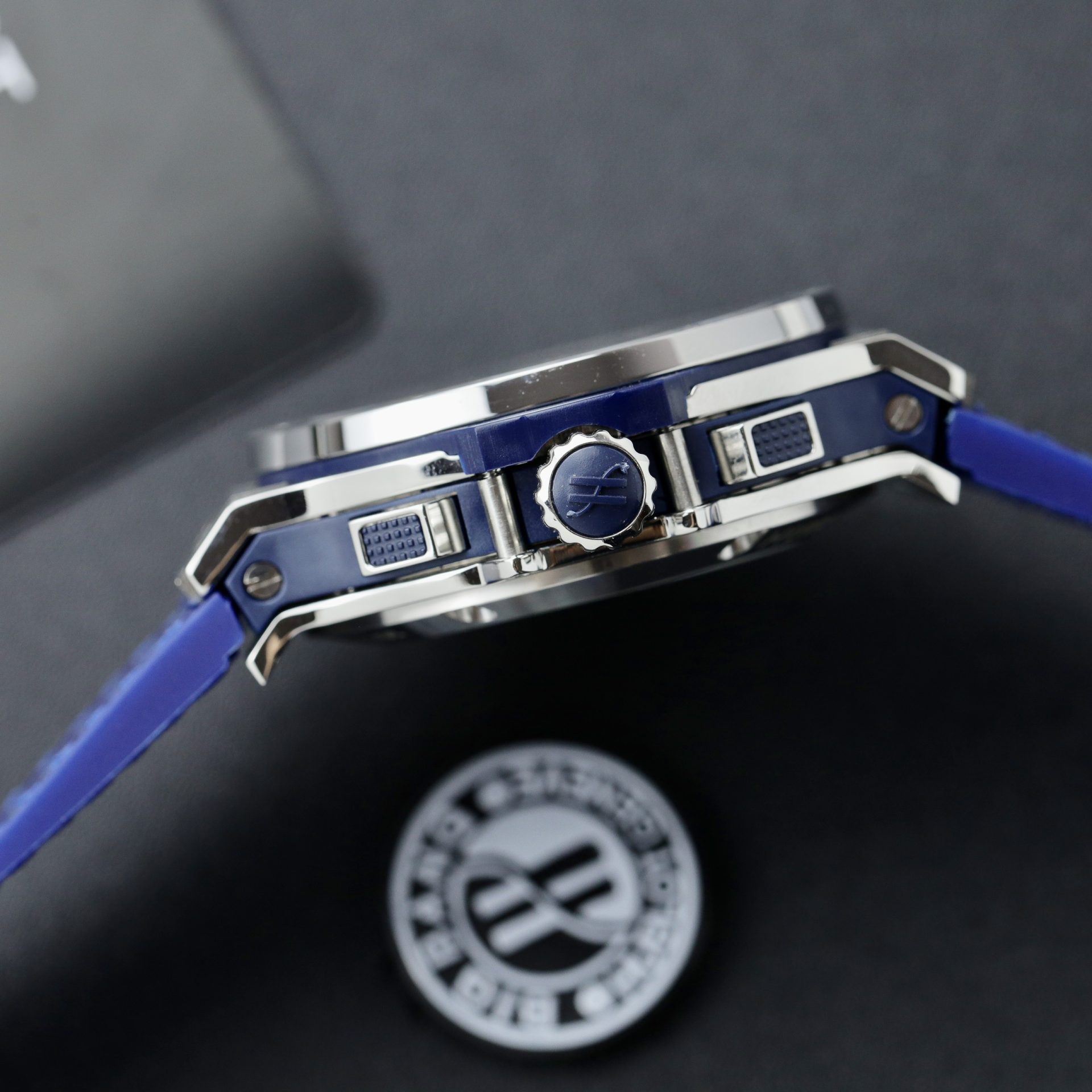 Hublot Clone Watch Big Bang Chronograph Blue Dial 44mm - Top club