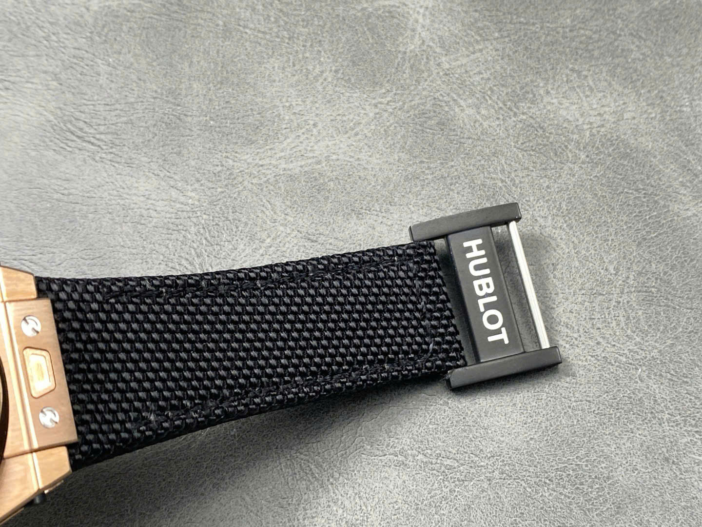 Hublot Big Bang Tourbillon Skeleton Dial Best Replica Watches Fabric Strap 45mm - Top club