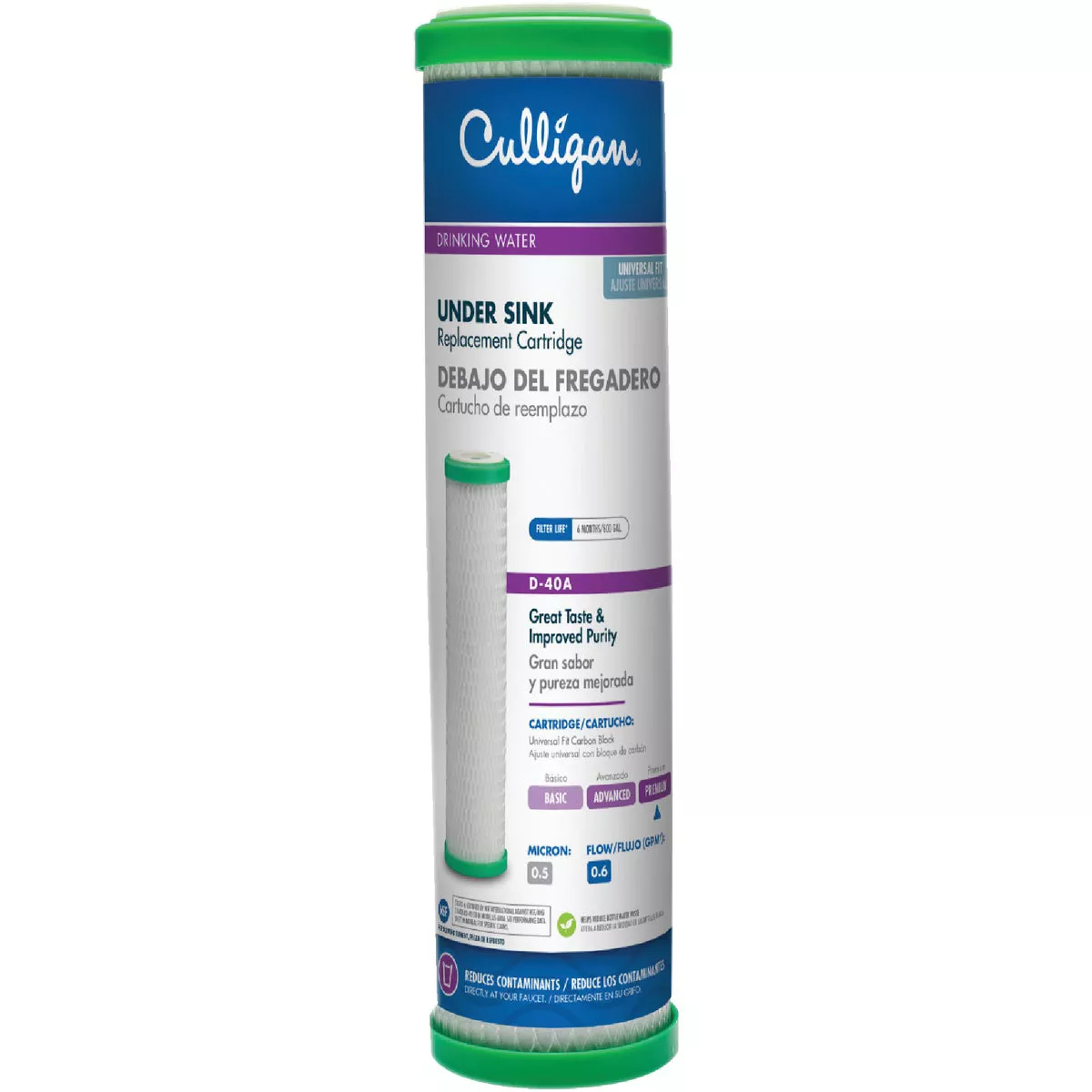 Culligan D-40A-D Under Sink Drinking Water Filter Cartridge