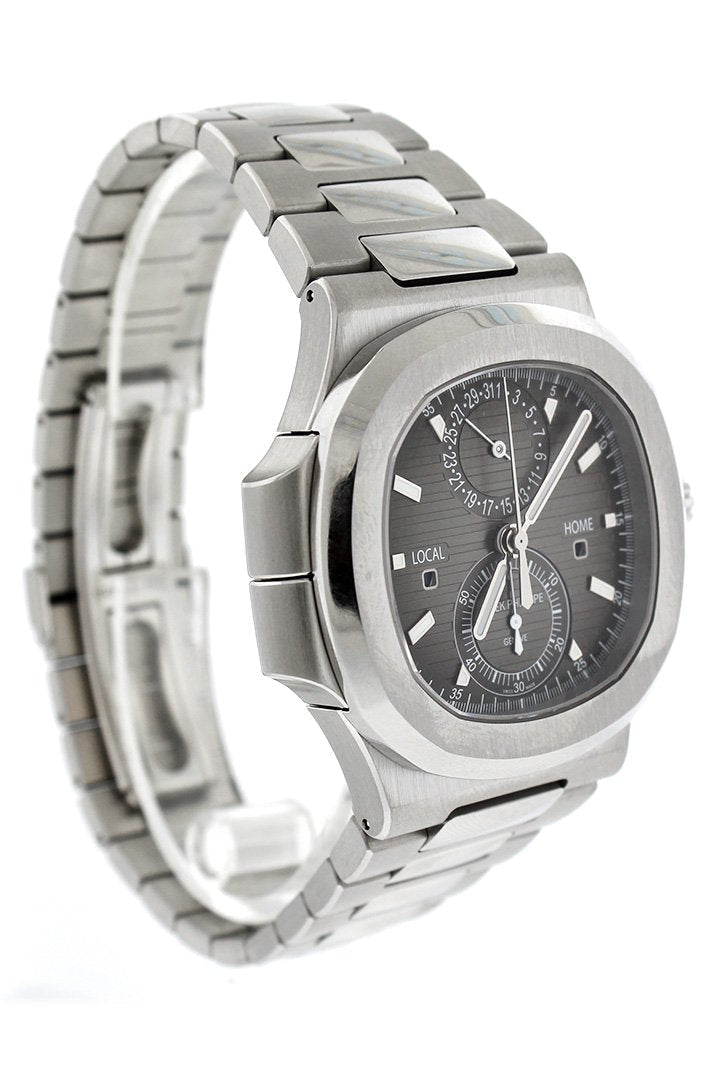 Patek Philippe Nautilus Travel Time Chronograph Stainless Steel Automatic Men's Watch 5990-1A-001(1:1 replica) - Top club