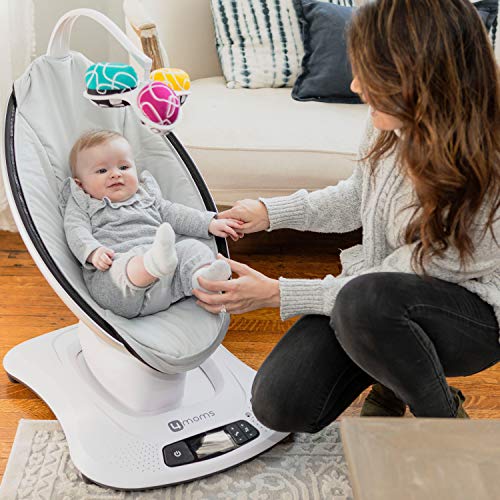 4moms® mamaRoo 4 Multi-MotionTM Baby Swing, Bluetooth Baby Rocker with 5 Unique Motions - Image 5