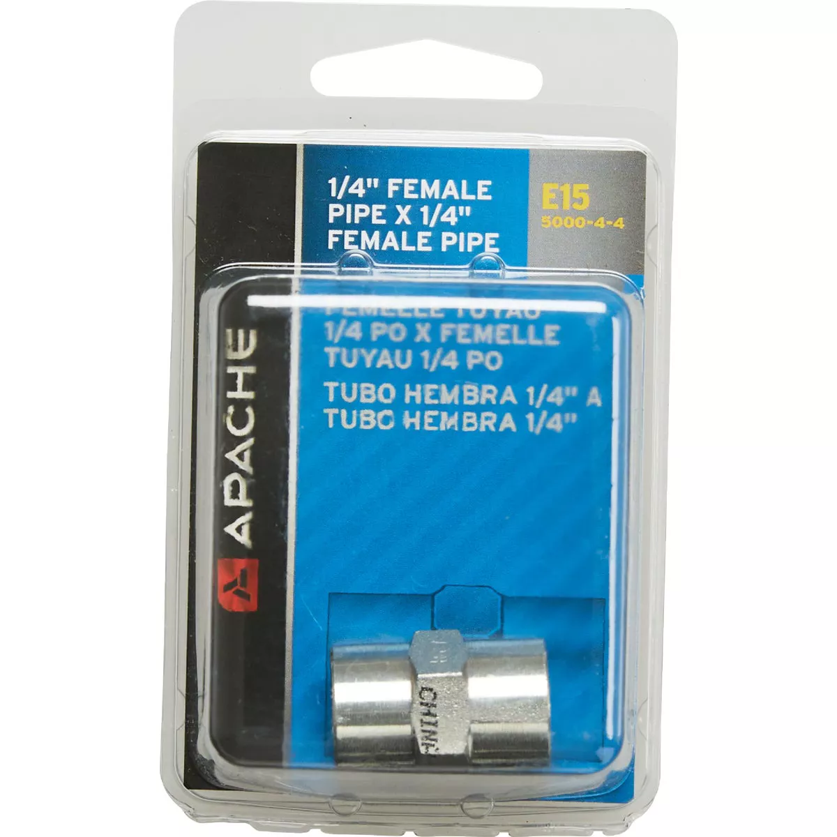 Apache 1/4 In. Female Pipe x 1/4 In. Female Pipe Hydraulic Hose Adapter
