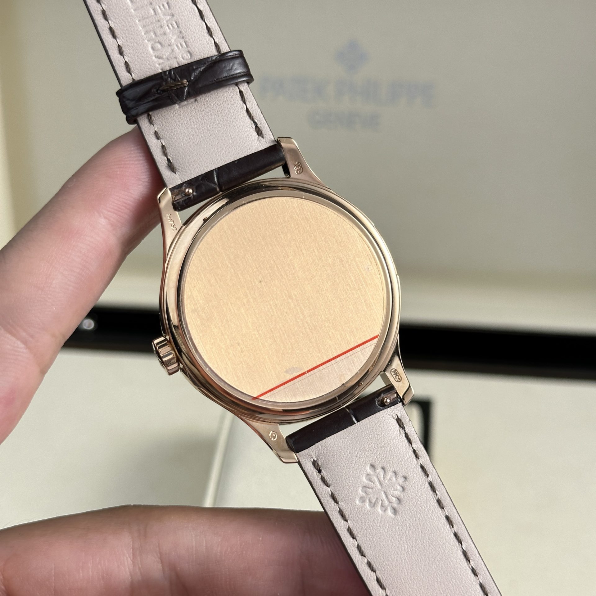 Patek Philippe Replica Watches Calatrava 5227R Leather Strap 3K Factory 39mm - Top club