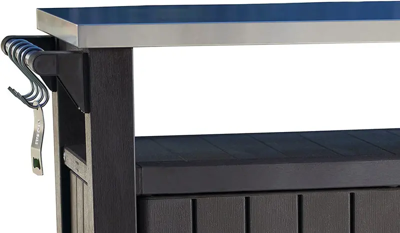 Keter Outdoor Storage Table And Prep Station With 78 Gallon Storage - Unity XL - Image 2 Keter Outdoor Storage Table And Prep Station With 78 Gallon Storage - Unity XL - Image 2