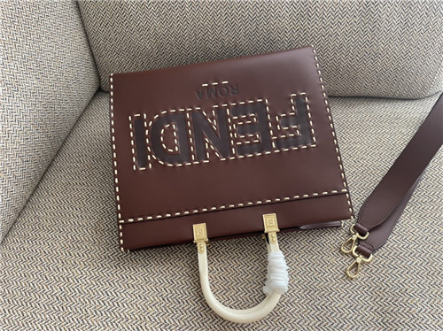 fendi sunshine tote medium brown - Replicaclubs