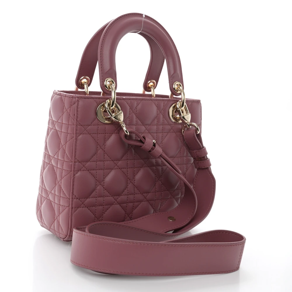 Mirror Quality Replica Dior Pink Honey Lambskin Bag1:1High-quality replica