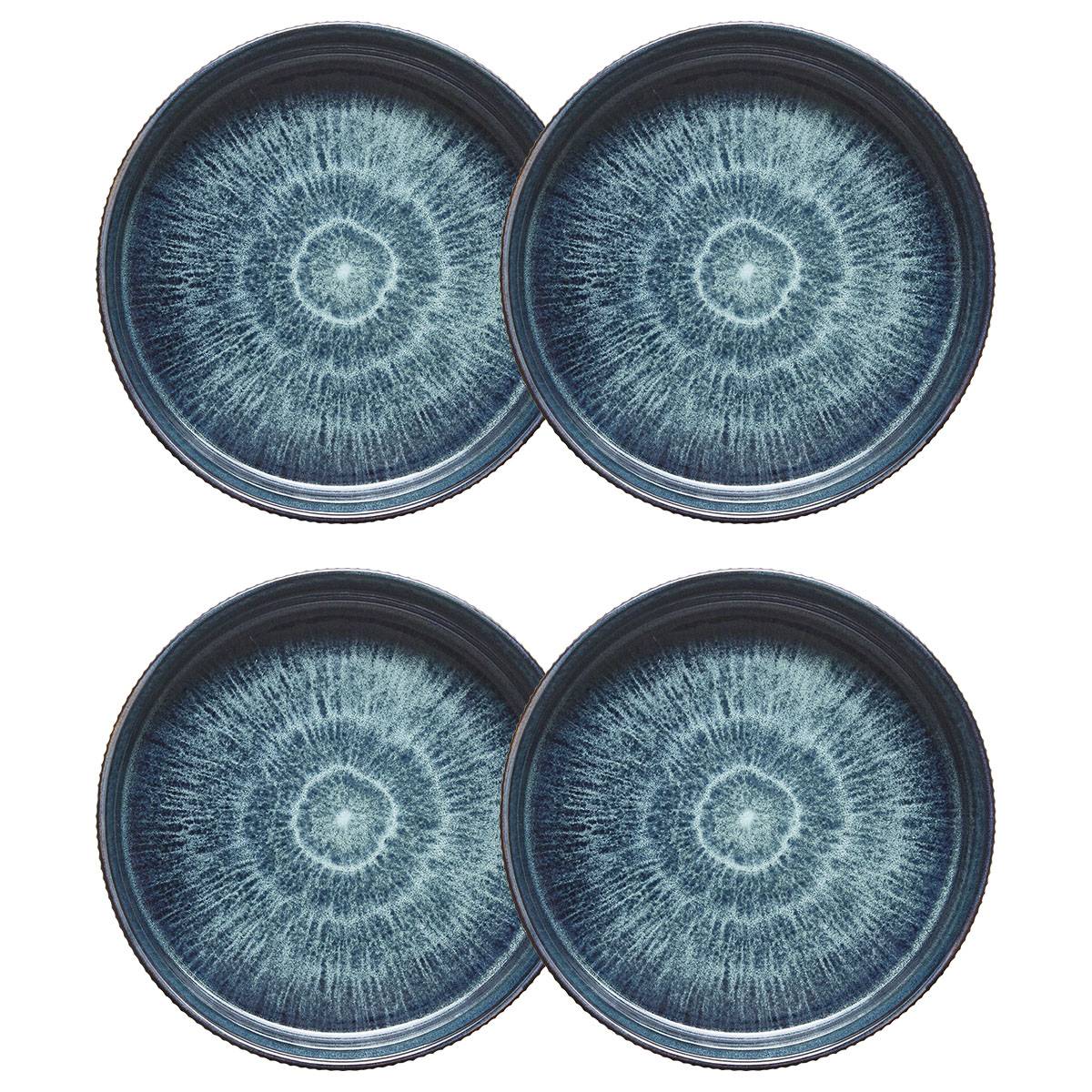 Set of 4 soup plates "Eva" Stoneware (ceramic), D.18 cm