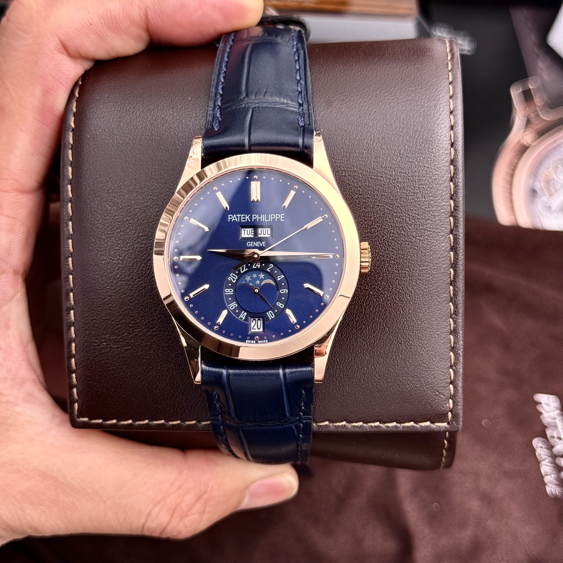 Patek Philippe Replica Watch Complications 5396R Blue Dial GR Factory 38.5mm - Top club