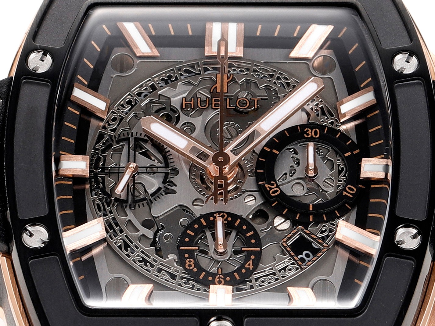 Hublot Spirit of Big Bang Textured Rubber Strap(1:1 replica) - Top club