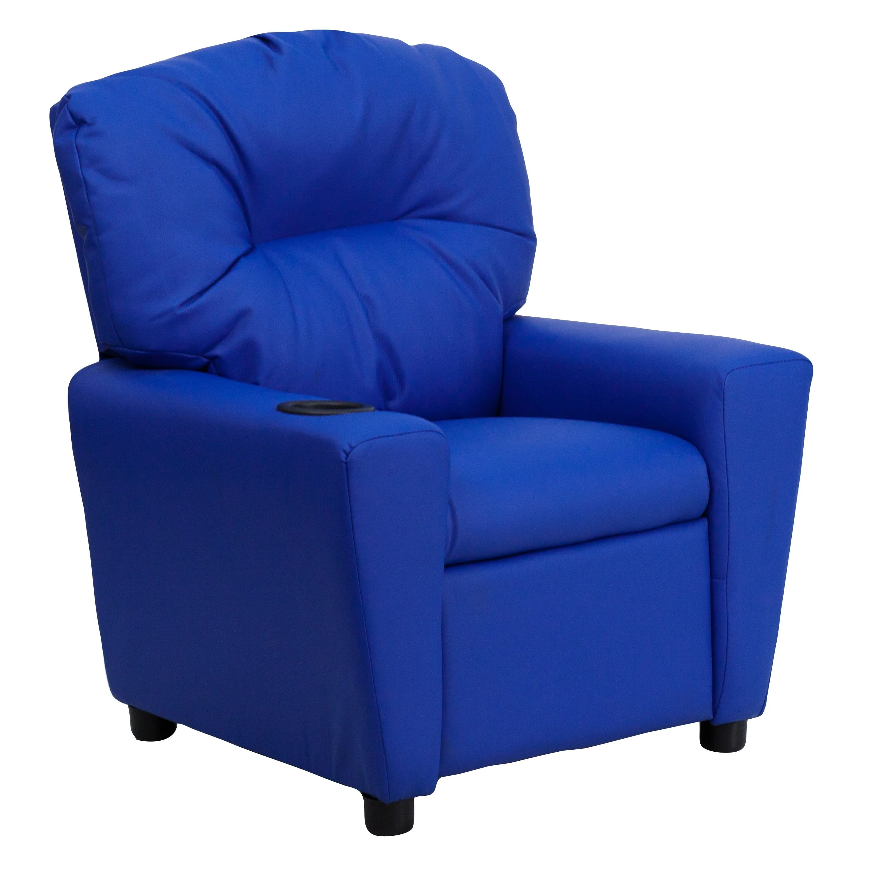 Lancaster Home Contemporary Kids Recliner with Cup Holder Brown Microfiber - Image 8