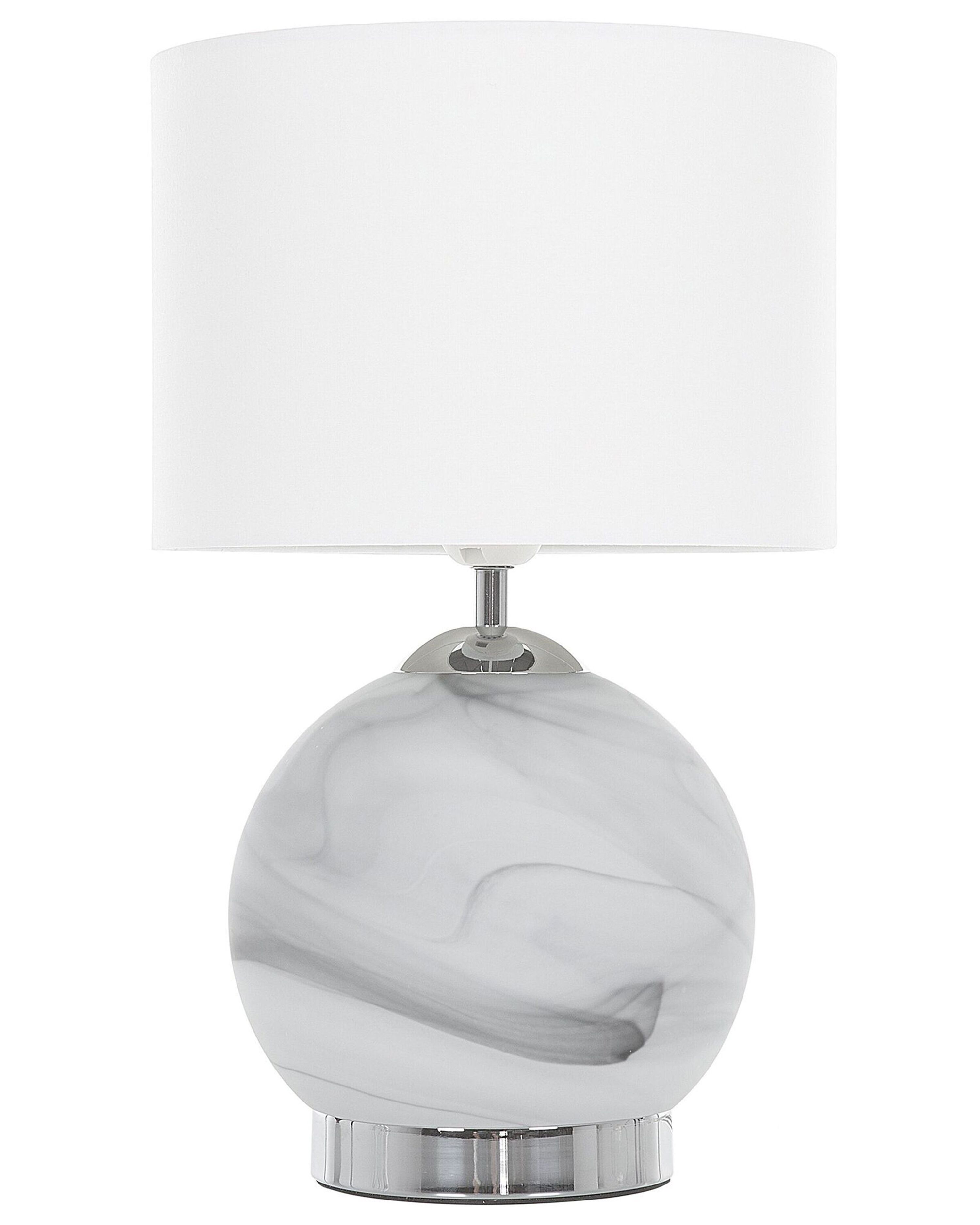 Table Lamp UELE Metal Grey Marble
