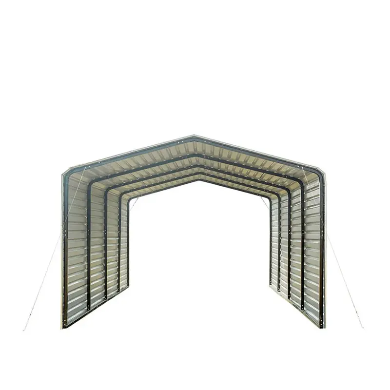 All-Steel Carport 12 ft x 20 ft, Fully Enclosed Sides - CP1220F - Image 2 All-Steel Carport 12 ft x 20 ft, Fully Enclosed Sides - CP1220F - Image 2