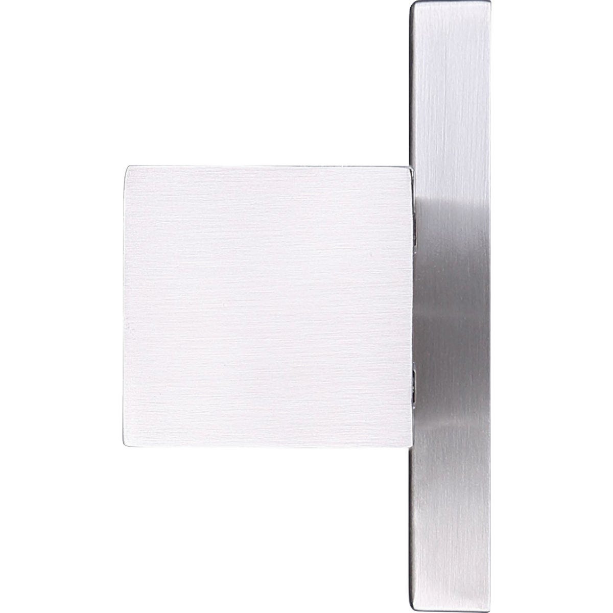 Canarm Jonah 24 In. Brushed Nickel LED Vanity Bath Light Fixture, Square Glossy Opal Glass