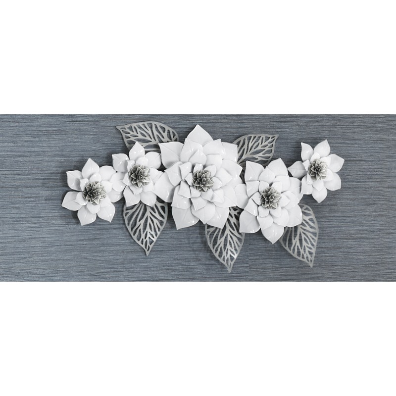 Glam Metal Flowers Wall Art - MIDNIGHT VELVET CATALOG