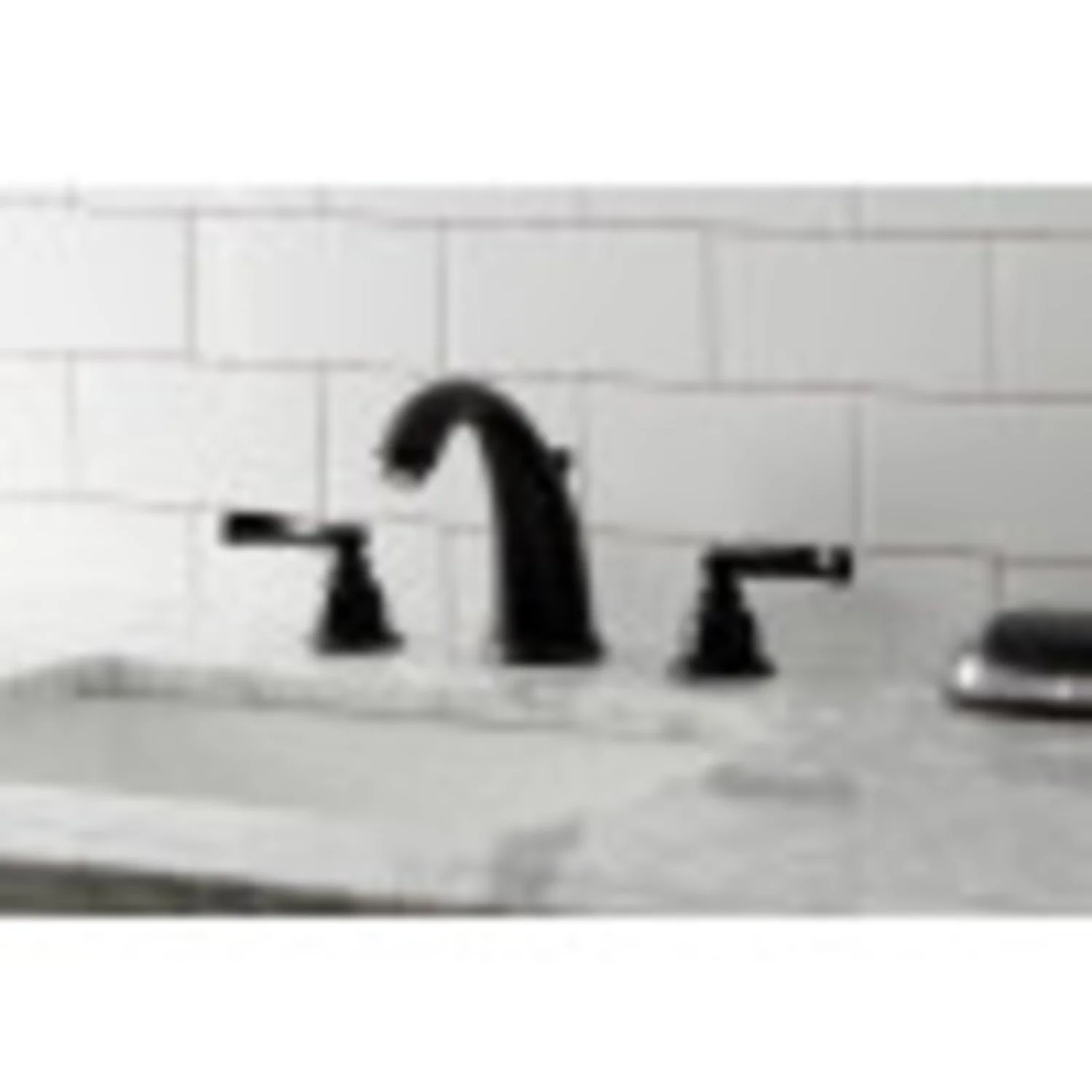 Kingston Brass KB982FL Widespread Bathroom Faucet, Polished Brass - Image 9