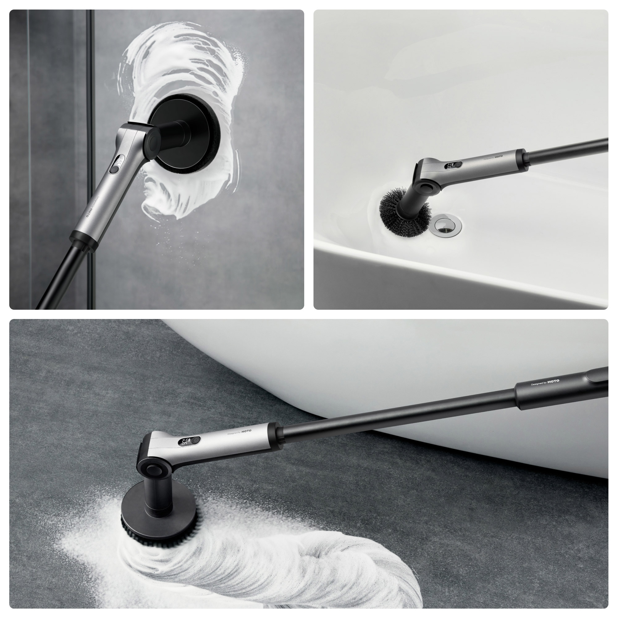 HOTO Flexi Cordless Spin Scrubber - Image 2