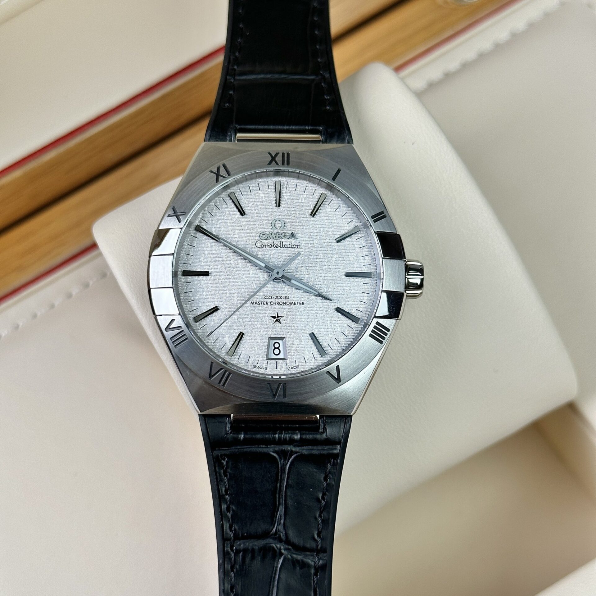 Omega Replica 1:1 Watch Constellation Leather Strap Factory VS 41mm - Top club