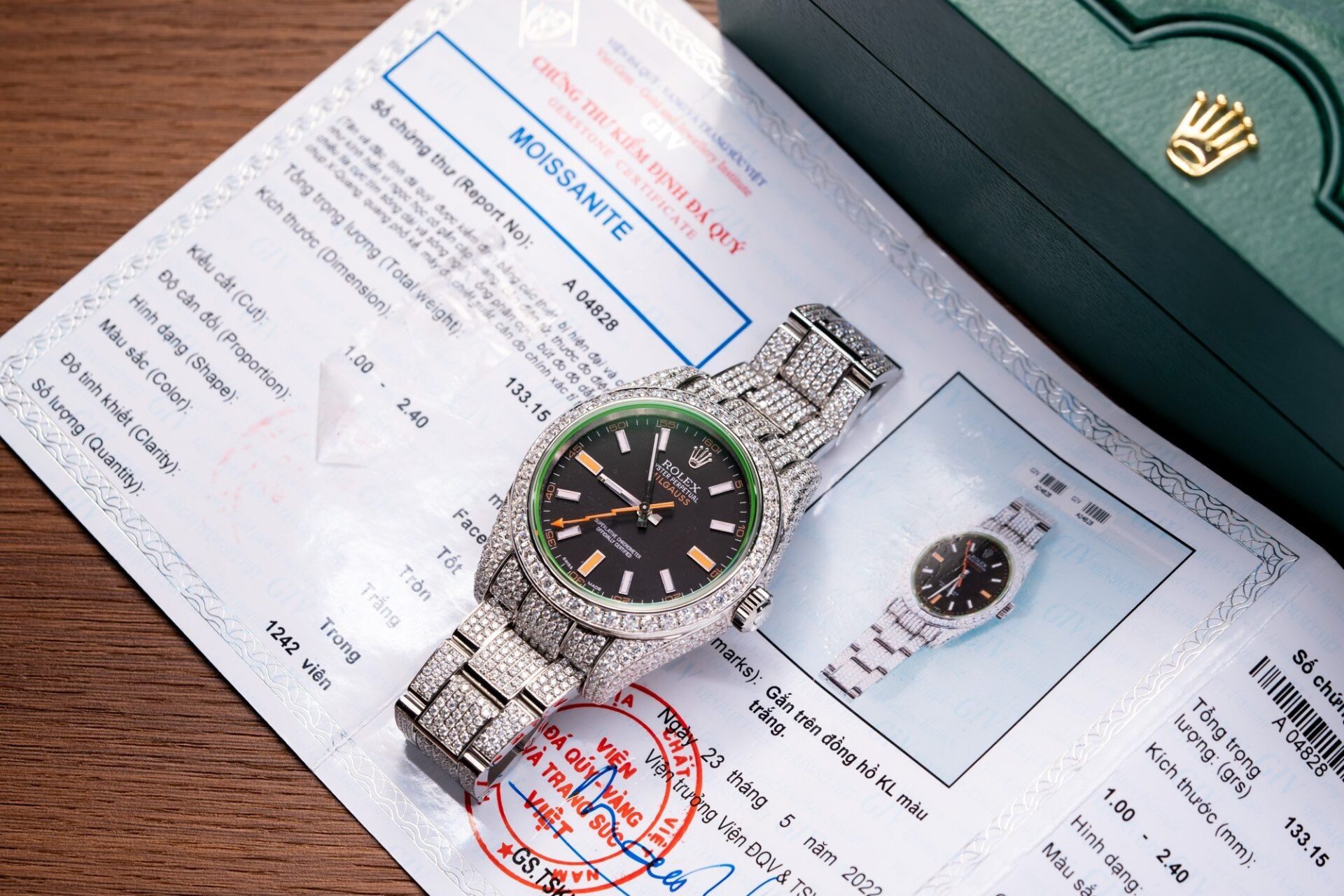 Rolex Best Replica Watch With Moissanite Diamond Hong Kong 41mm - Elite Watch Atelier