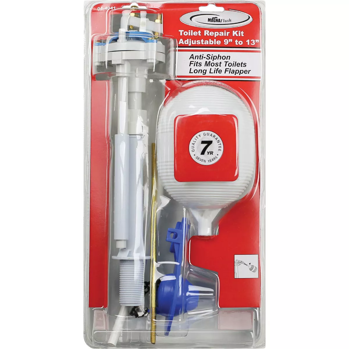 Lasco Adjustable 9 In. to 13 In. Plastic Ballcock Kit