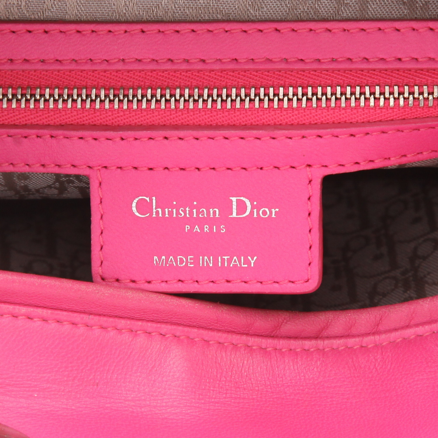 Dior Lady Dior handbag in pink leather cannage1:1High-quality replica