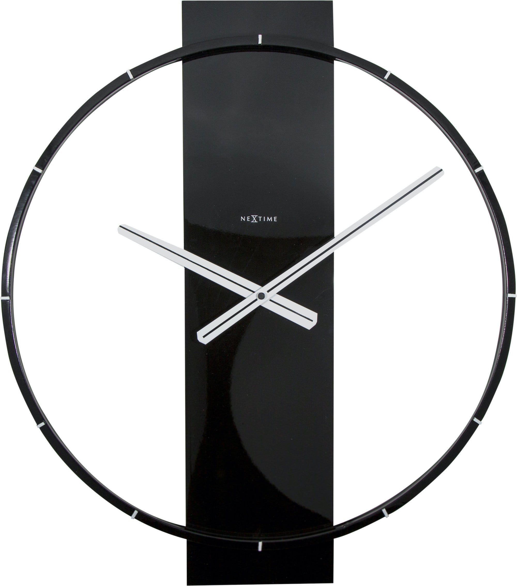 NeXtime - NeXtime - Wandklok- 50.8 x 58.2 x 4.3 cm - Hout Staal -