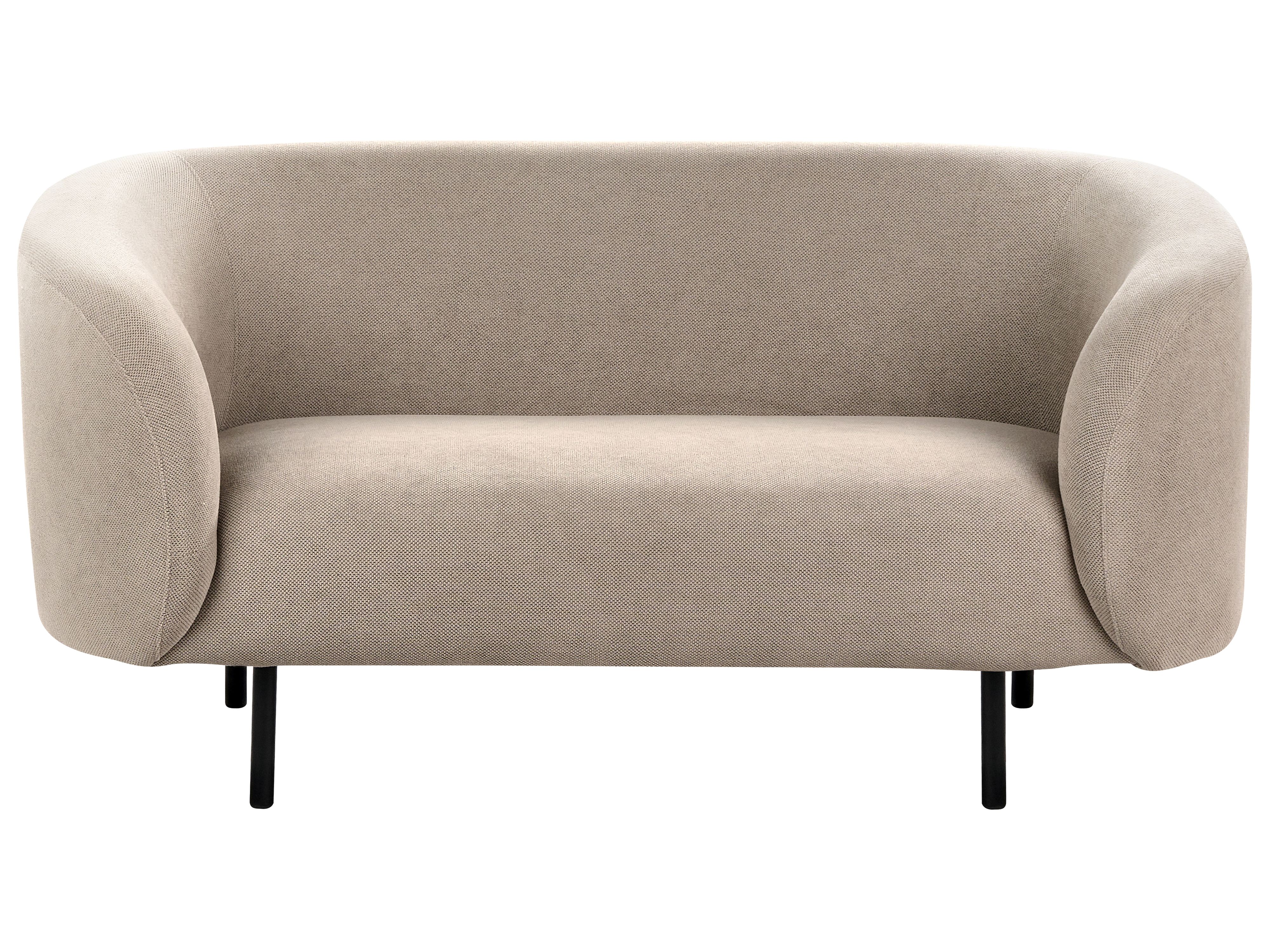 Sofa 2 Seater LOEN Fabric Taupe