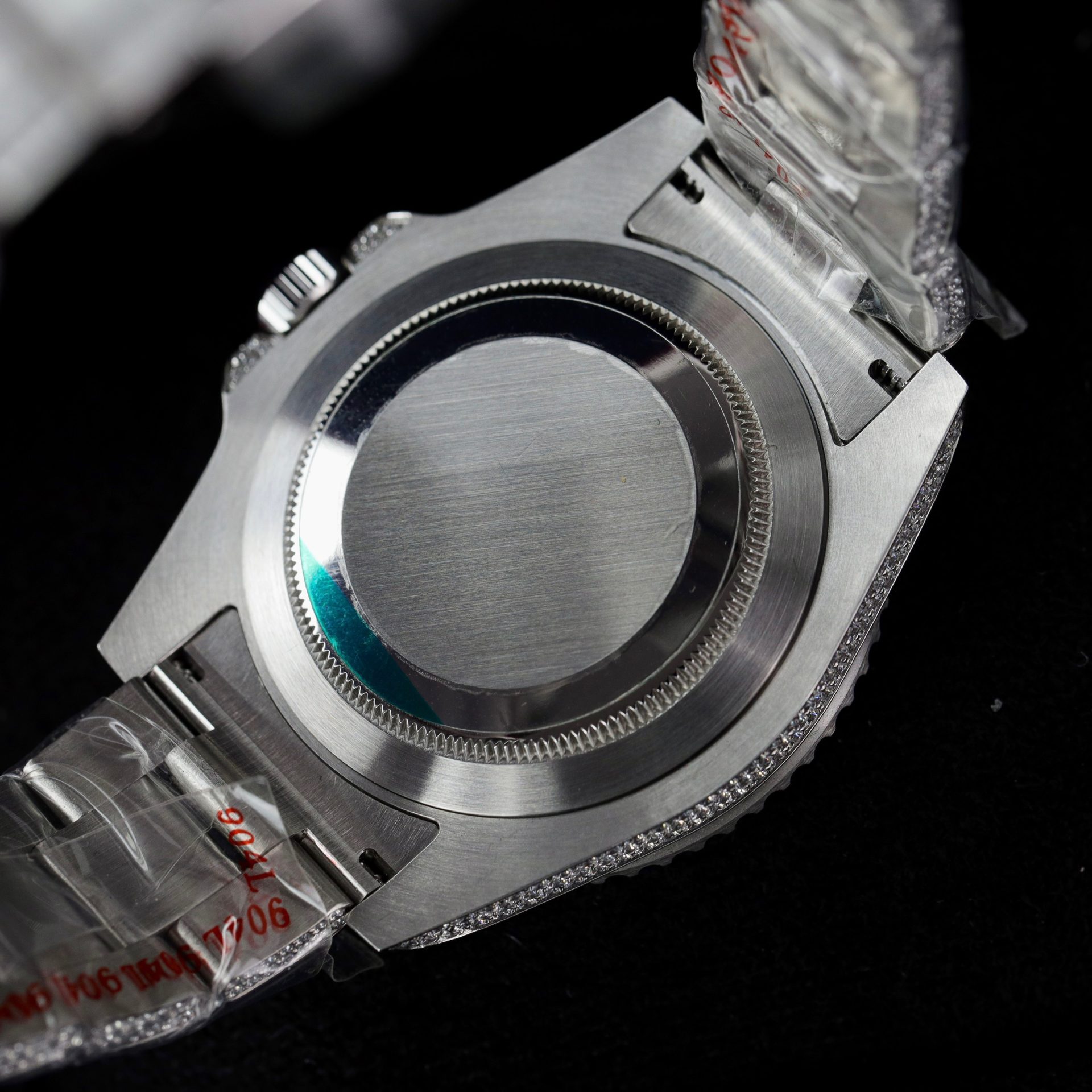 Rolex Replica Watch GMT Master II Custom Full CZ AMG Factory 40mm - Elite Watch Atelier