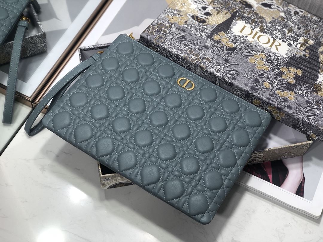 Lagre Dior Caro Daily Pouch Pink/Black/Blue/Brown For Women‎ 12in/30cm CD S5086UWHC_M81P1:1High-quality replica