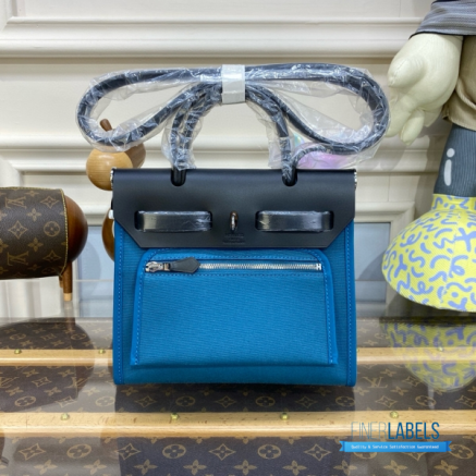 Hermès Herbag Zip Mini Bag | 21x18x6 cm | Luxury Canvas & Leather Shoulder Bag for Women | Compact Everyday Hermès Handbag1:1High-quality replica