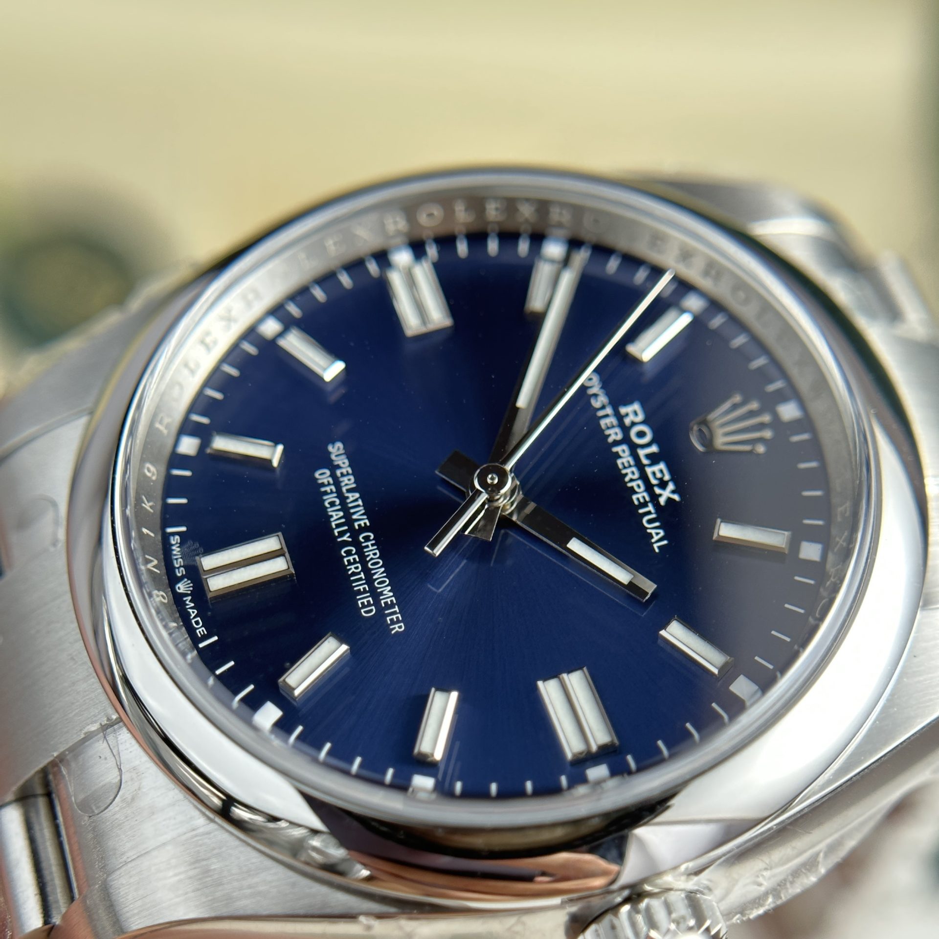 Rolex Replica Watch Oyster Perpetual 126000 Blue Dial Clean Fatory 36mm - Top club