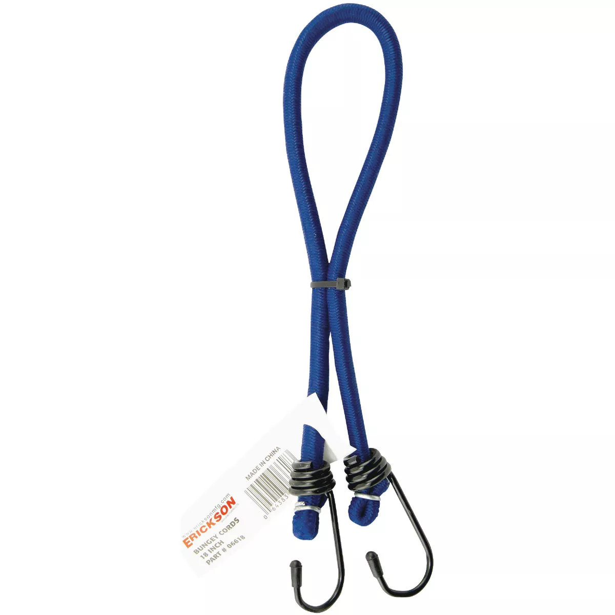Erickson 1/4 In. x 18 In. Bungee Cord, Assorted Colors