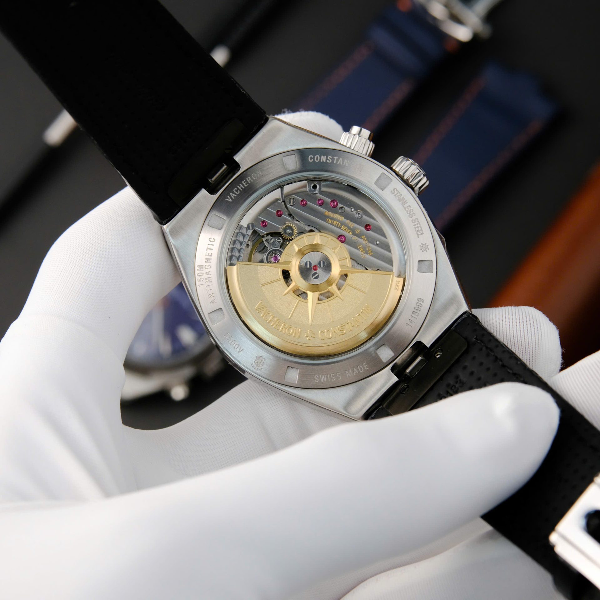 Vacheron Constantin Overseas Dual Time 7900V Replica Watch Black Dial PZ Factory 41mm - Top club