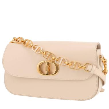 Dior 30 Montaigne Avenue shoulder bag in beige leather1:1High-quality replica